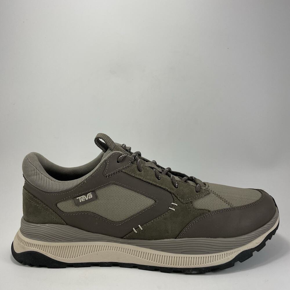 Teva Terrawave Sneaker Waterproof Leather Shoes Mens Size 12 Brown Hiking Active